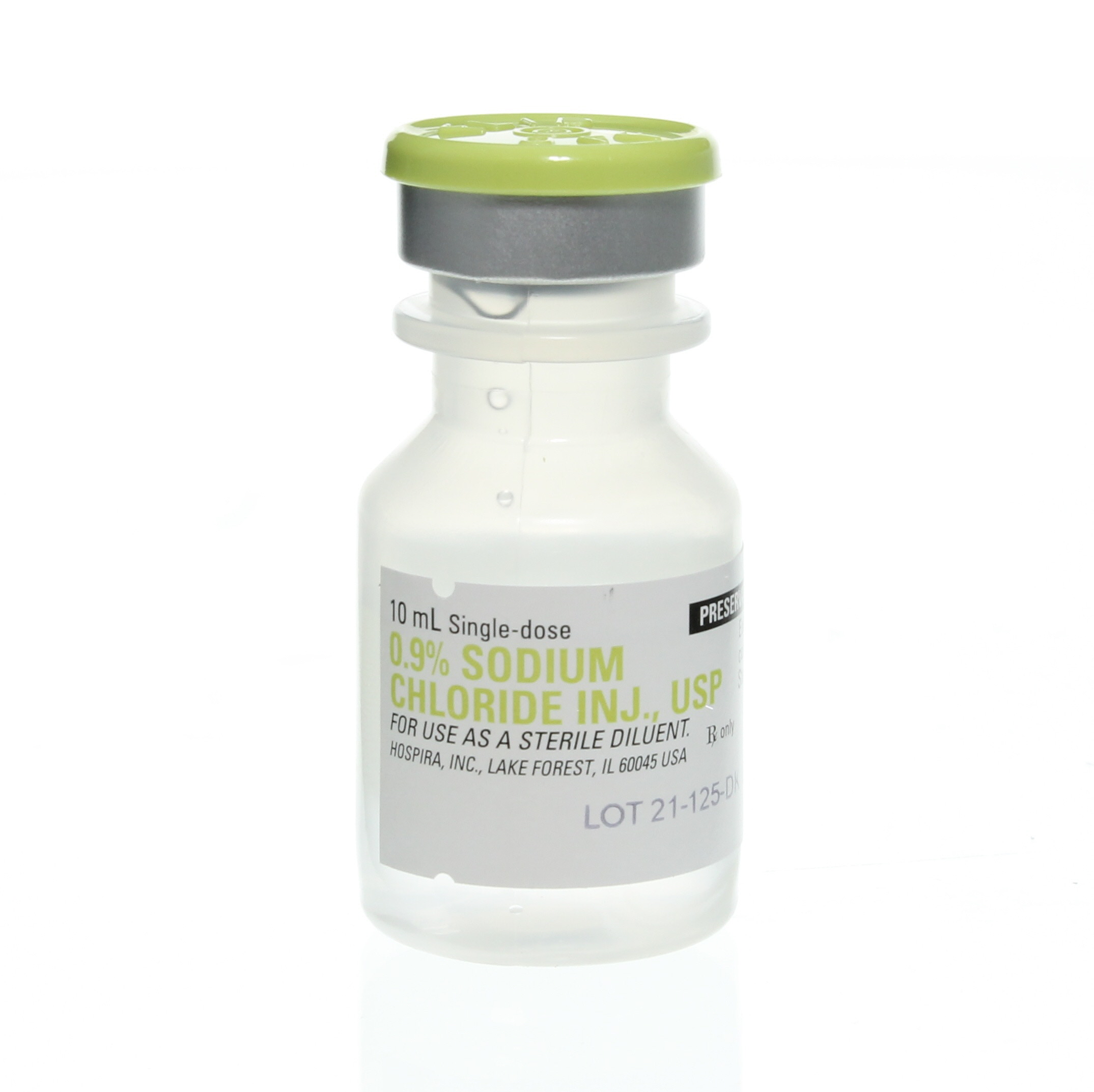 Sodium Chloride 0.9% 10ml SDV - PF - Box/25